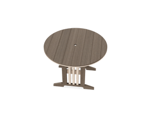 Juego de mesa de comedor redonda Amish Keystone para 4 personas