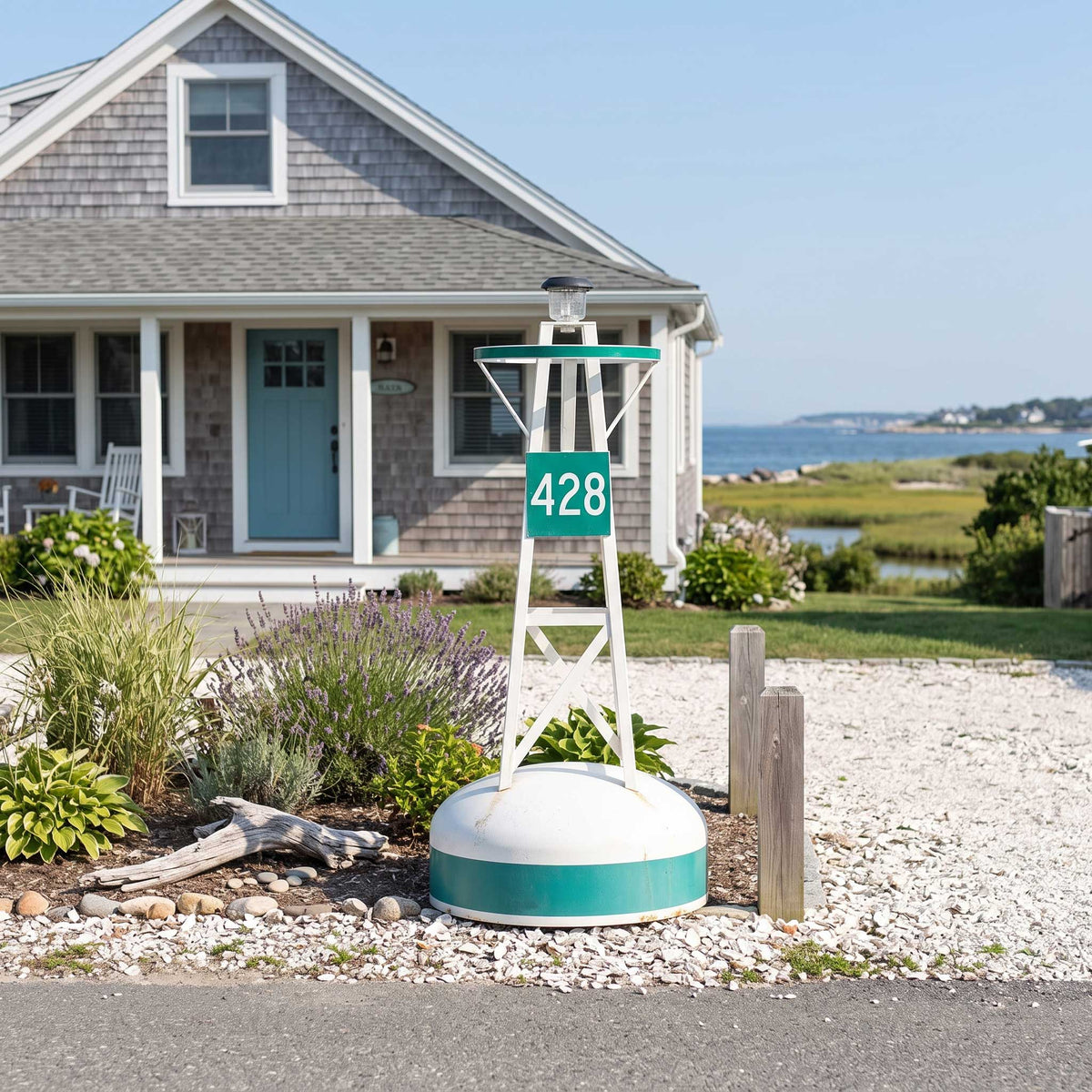 Amish Large Water Buoy with Custom Address