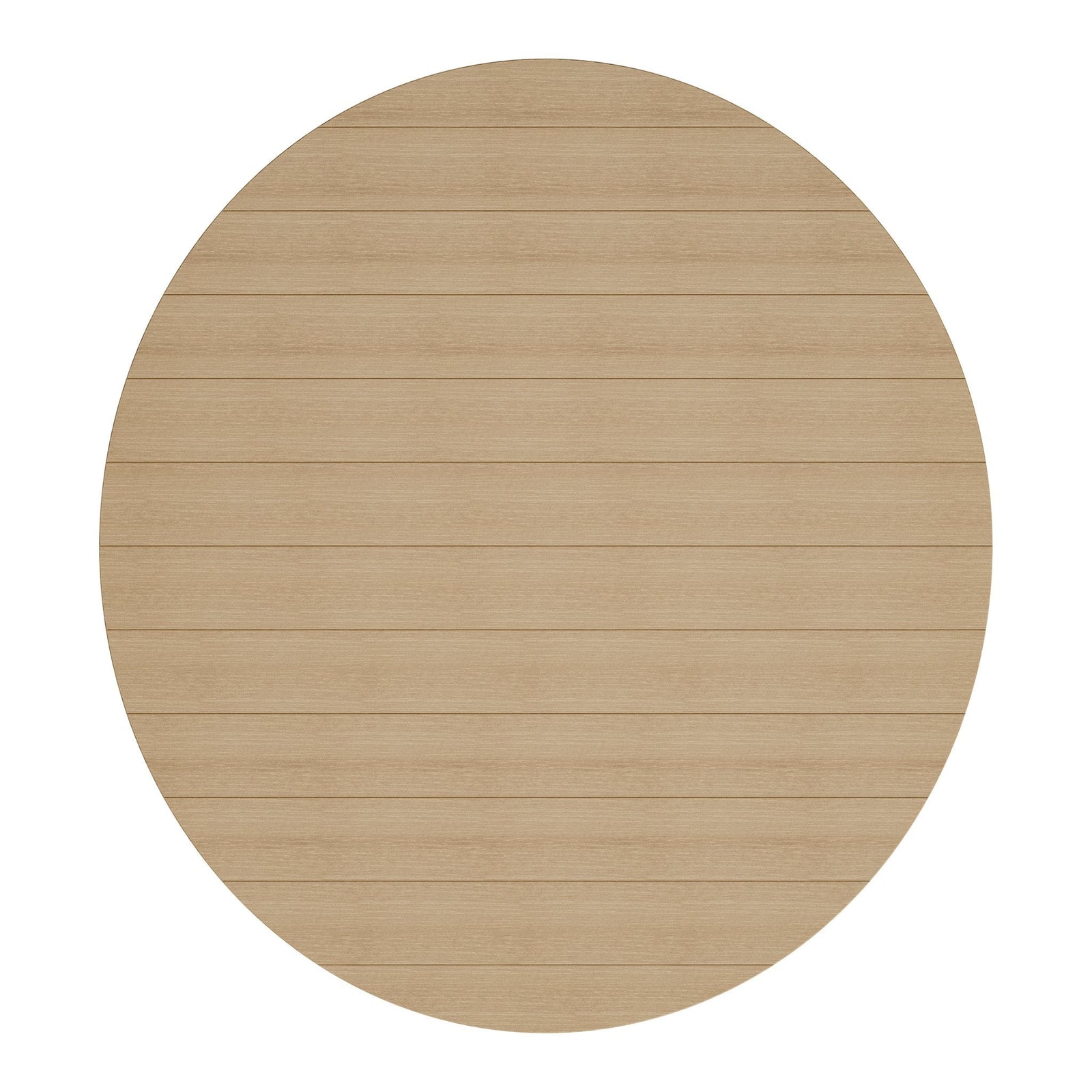 Amish Legacy 64" Round Outdoor Bar Table with Umbrella Hole in Brazilian Walnut & White