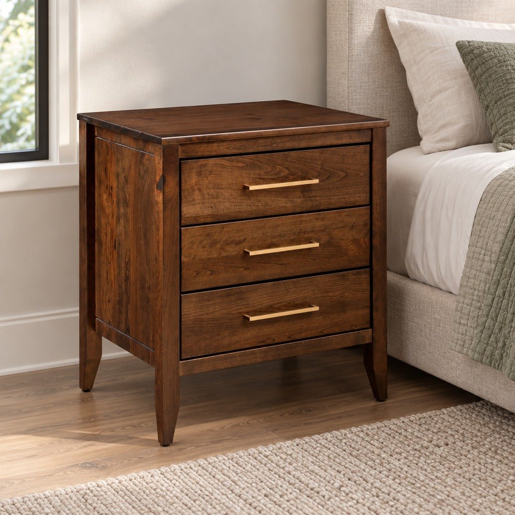 Amish Middlebury Modern Solid Wood 5pc Bedroom Set