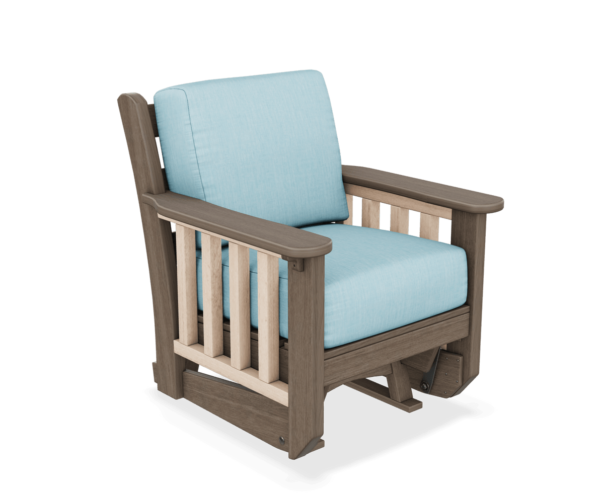 Amish Mission Patio Cushion Glider Chair