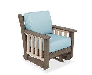 Amish Mission Patio Cushion Glider Chair