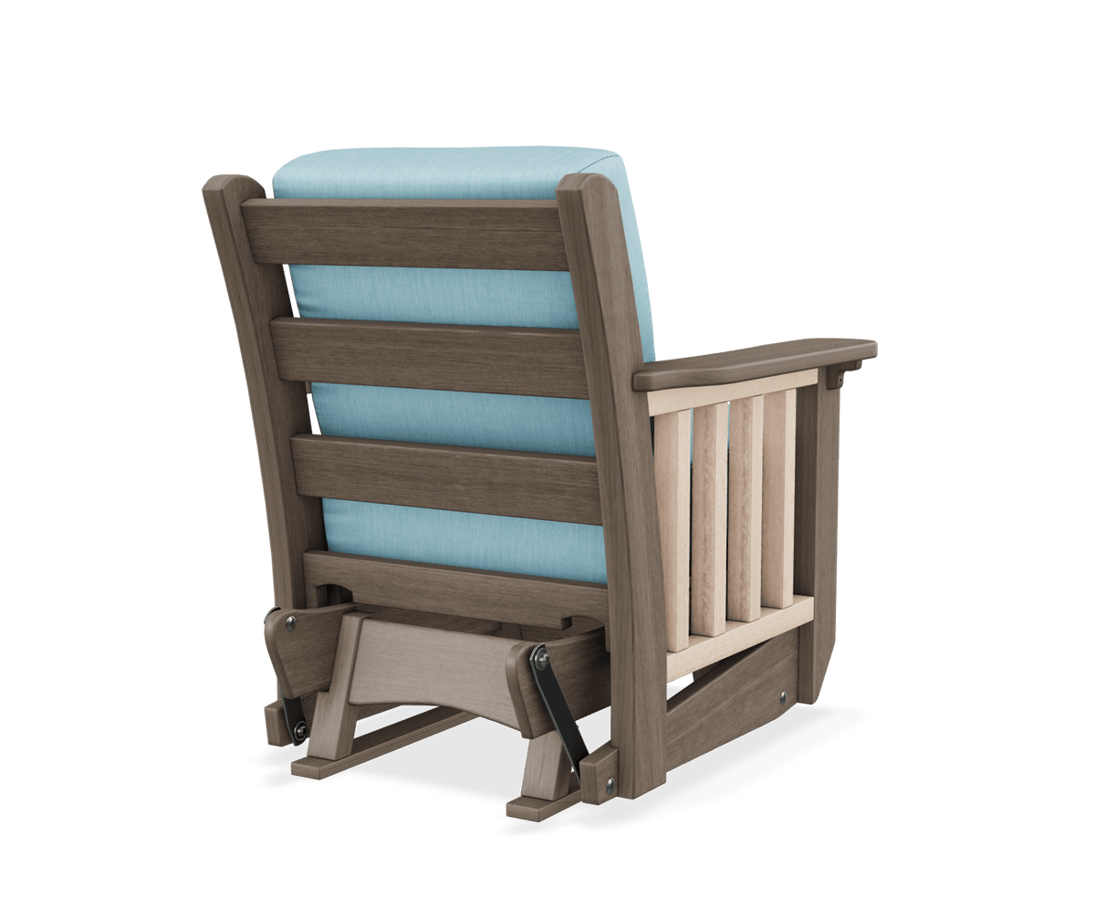 Amish Mission Patio Cushion Glider Chair