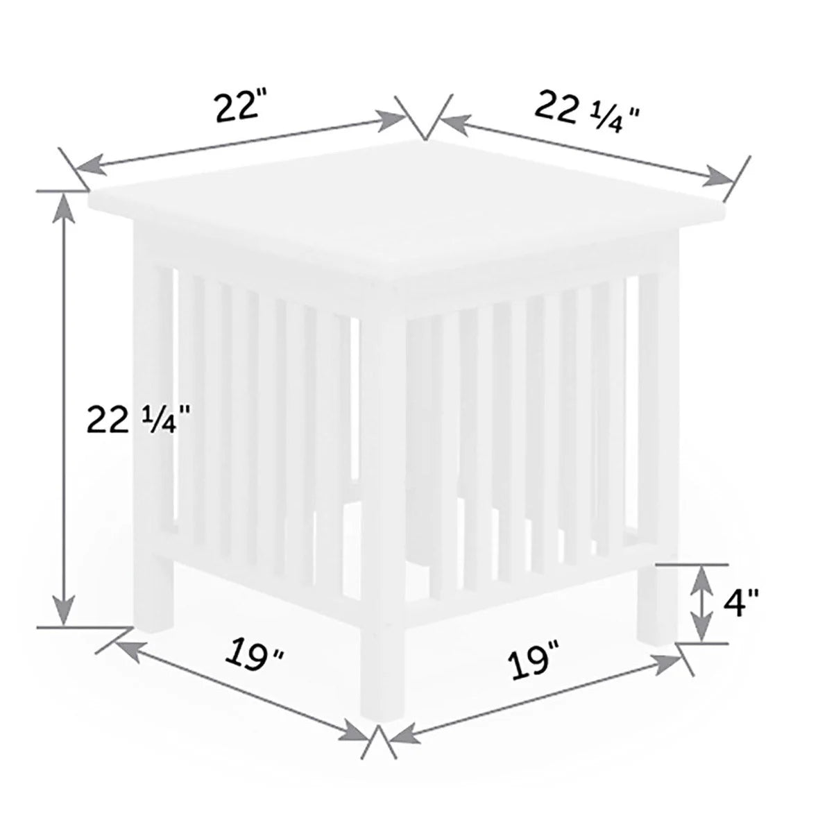 Juego de sofás de patio tapizados Amish Mission de 7 piezas para 5 personas