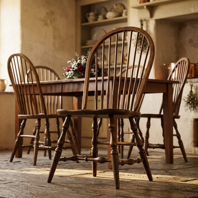 Silla de comedor Amish de Nueva Inglaterra