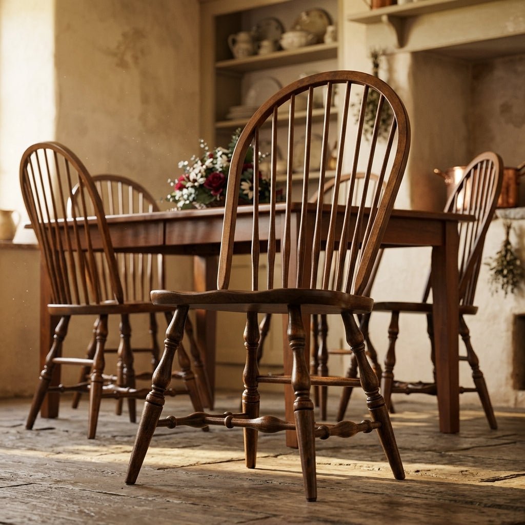 Silla de comedor Amish de Nueva Inglaterra