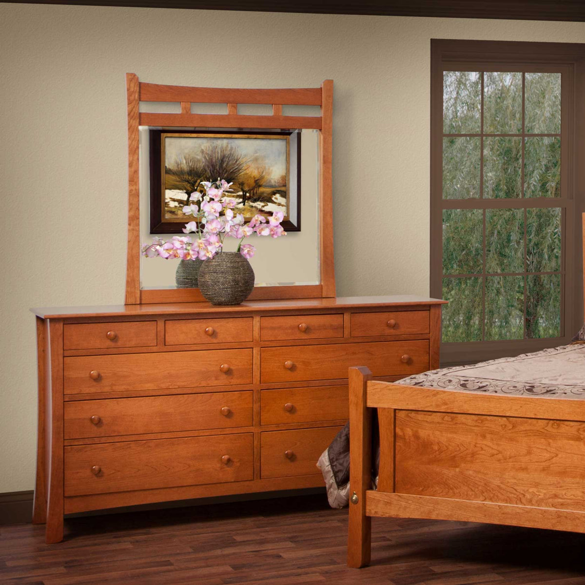 Amish New Transitions 3pc Queen Bedroom Set - snyders.furniture