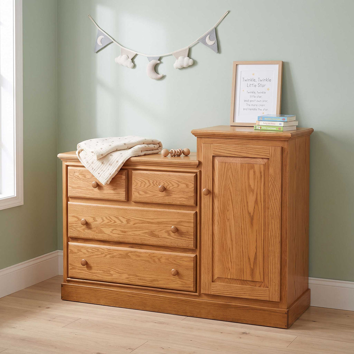 Amish Traditional Solid Wood Tower Dresser