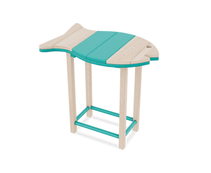 Amish Patio Poly Fish Shaped Side Table