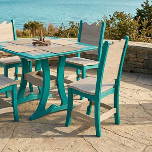 Amish Patio Poly Wave Dining Chair