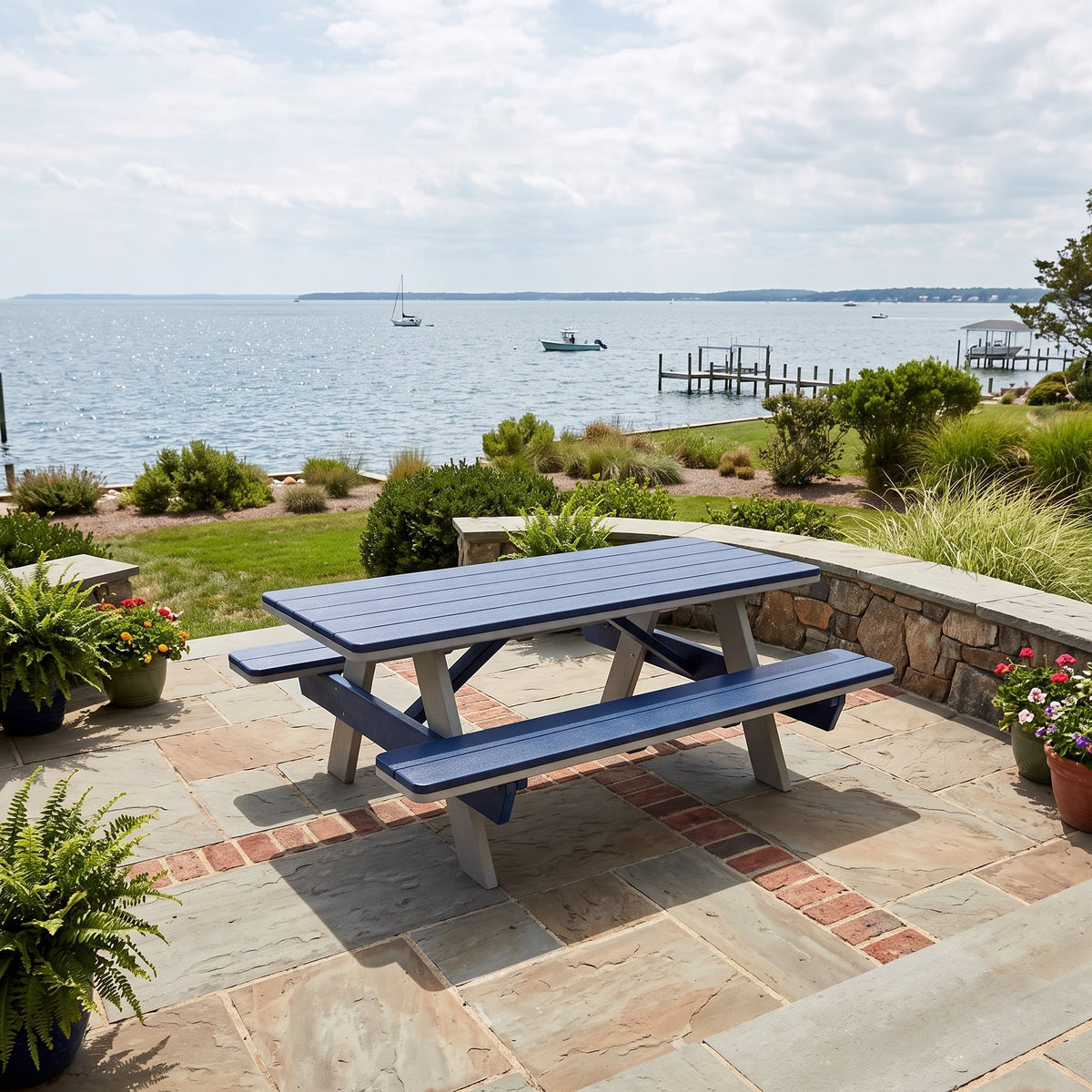 Amish Poly 6' Rectangle Picnic Table
