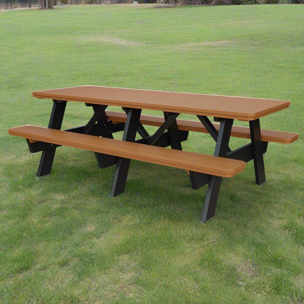 Amish Poly 8' Picnic Table - Quickship - snyders.furniture