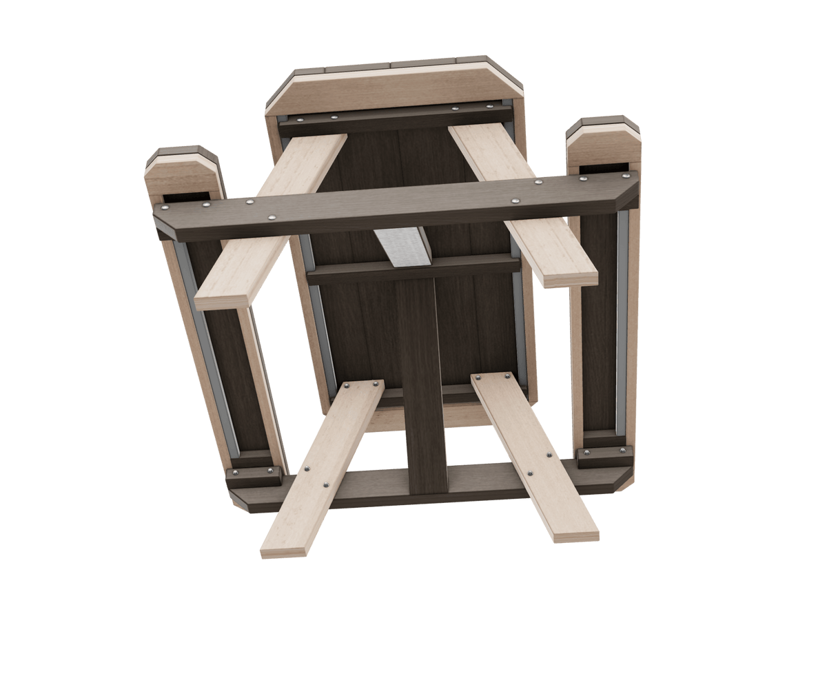 Mesa de picnic al aire libre para niños Amish Poly