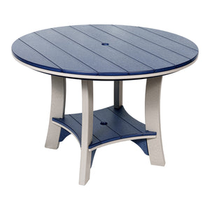 Cape May round poly table shown in the 43 inch size; this listing is the 48 inch counter height table (photo 2)