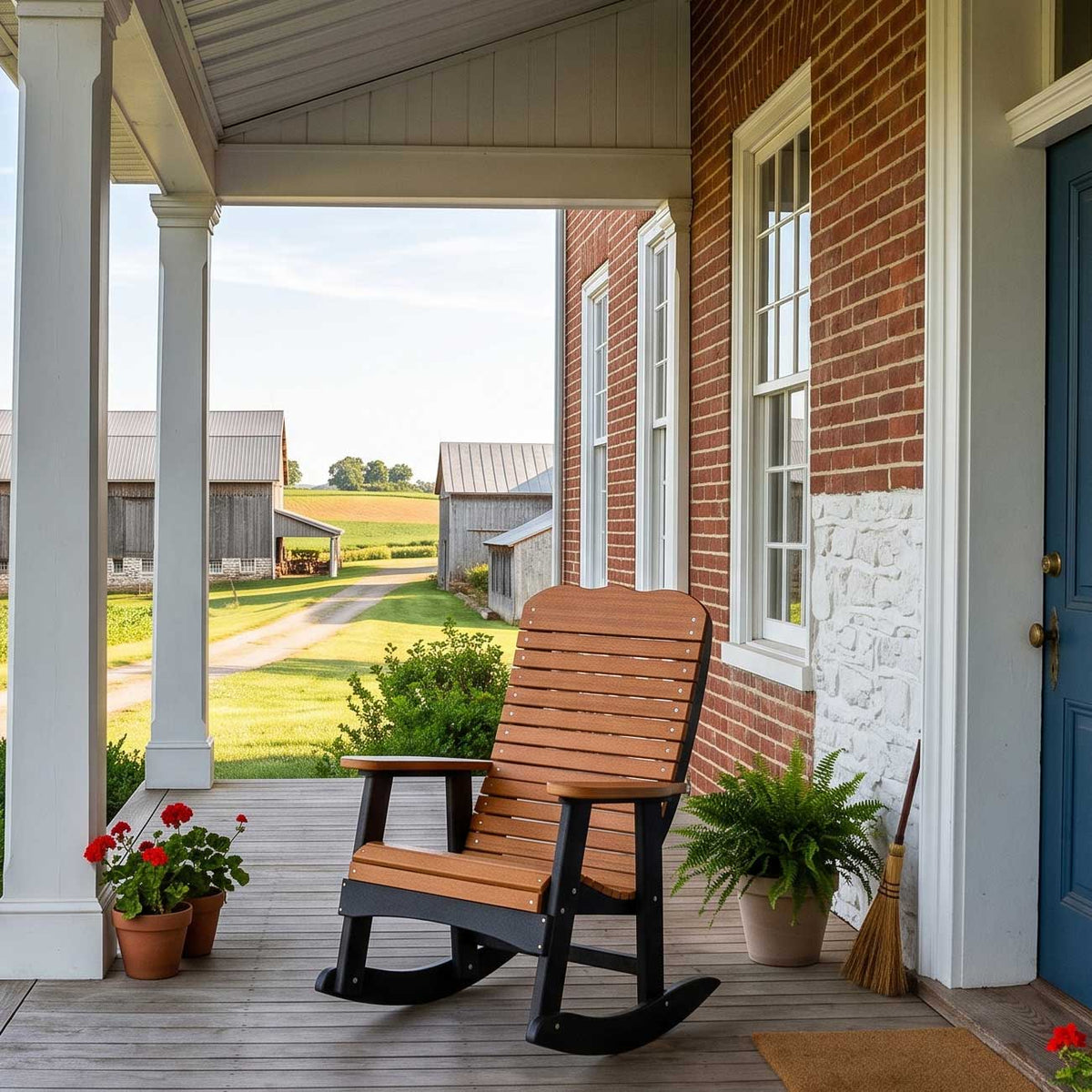 Amish Bar Harbor Poly Patio Rocker