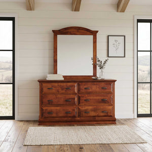 Cómoda Eden Amish de madera maciza Royal de 63"