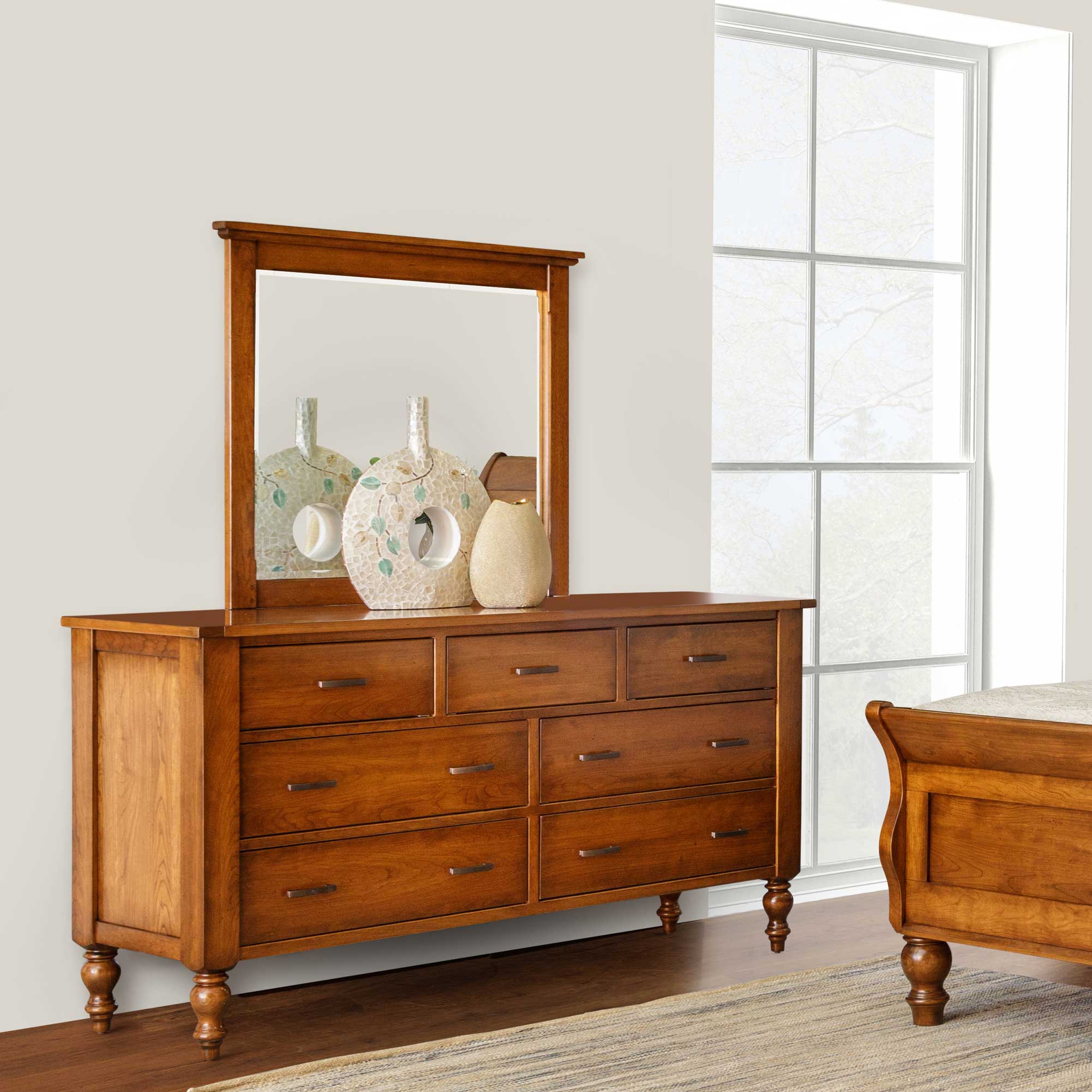 Amish Rustic Wood Telluride Triple Dresser Amish Rustic Wood Telluride Triple Dresser