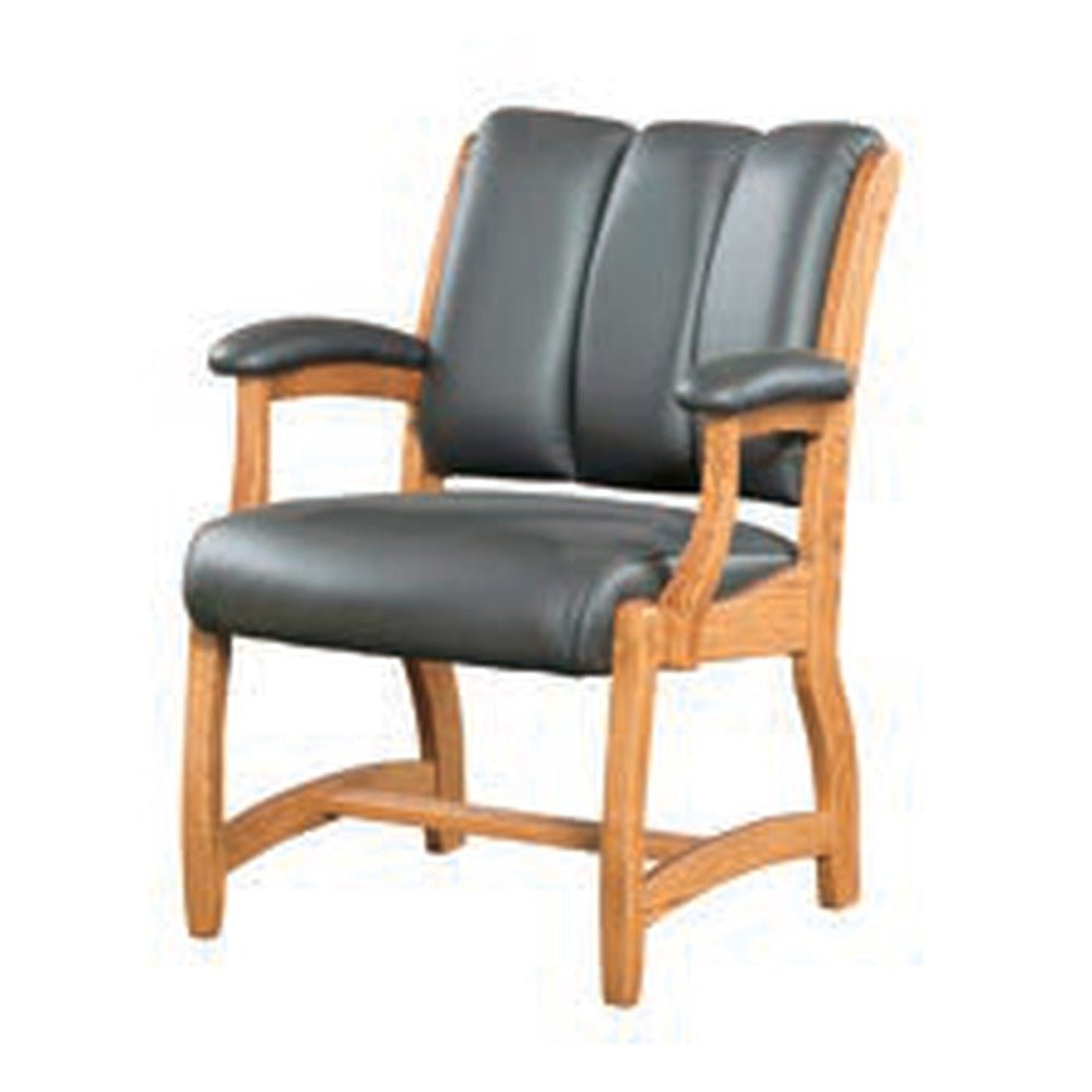 Amish Salisbury Traditional Solid Wood Client Arm Chair