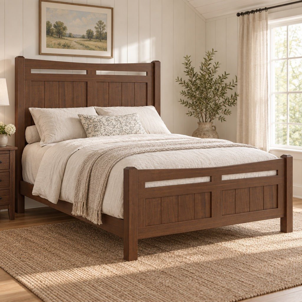 Amish Smicksburg Cottage Style Solid Wood 5pc Bedroom Set