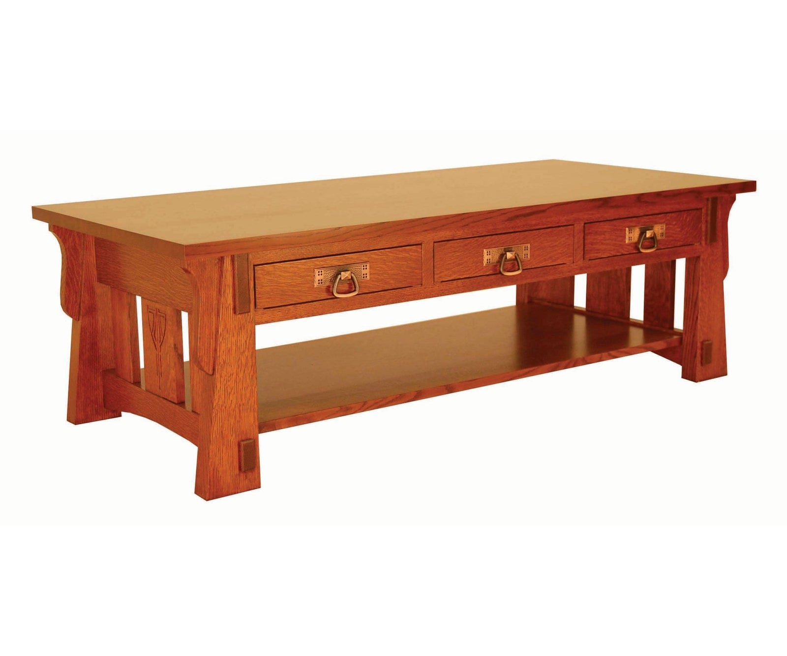 Amish Solid Wood Alamosa Coffee Table - snyders.furniture