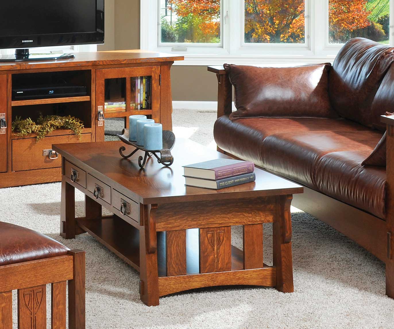 Amish Solid Wood Alamosa Coffee Table - snyders.furniture