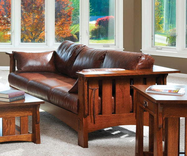 Amish Solid Wood Alamosa Sofa