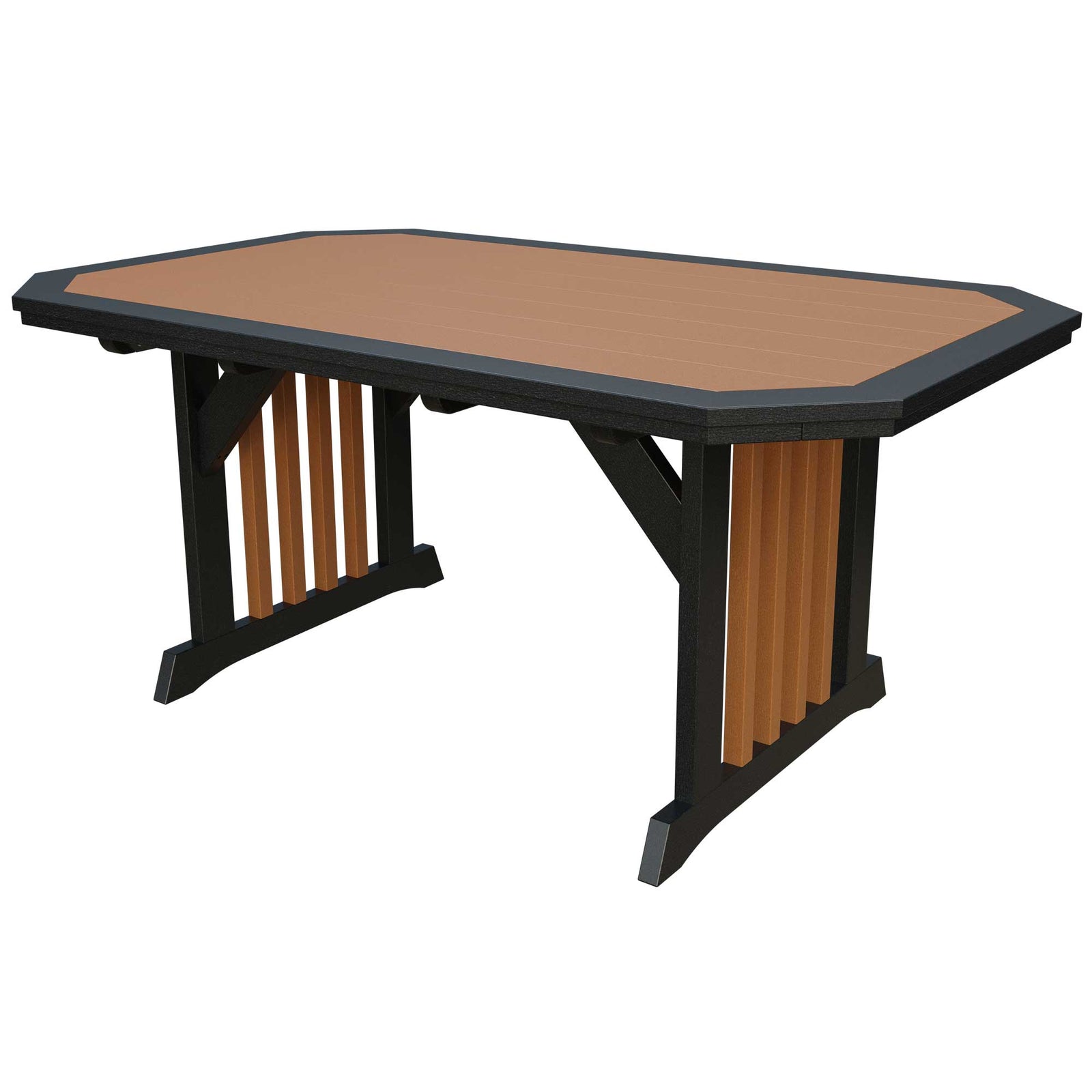 Amish Spanish Garden 4x6 Outdoor Dining Table - snyders.furniture
