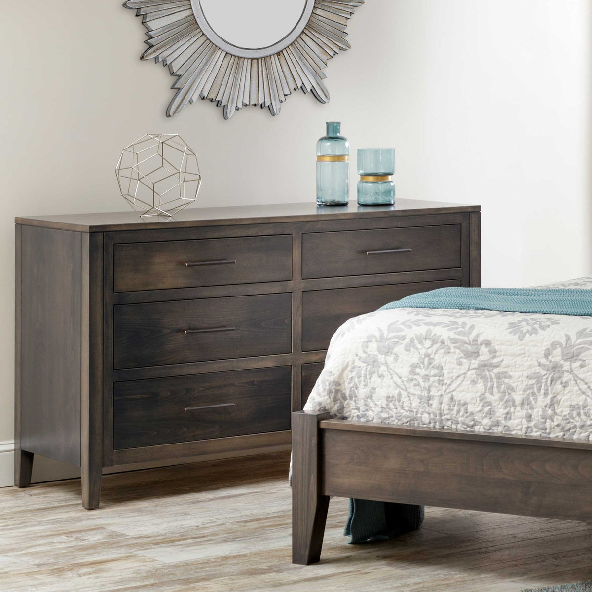 Amish Tuscany Modern Wood Dresser Amish Tuscany Modern Wood Dresser