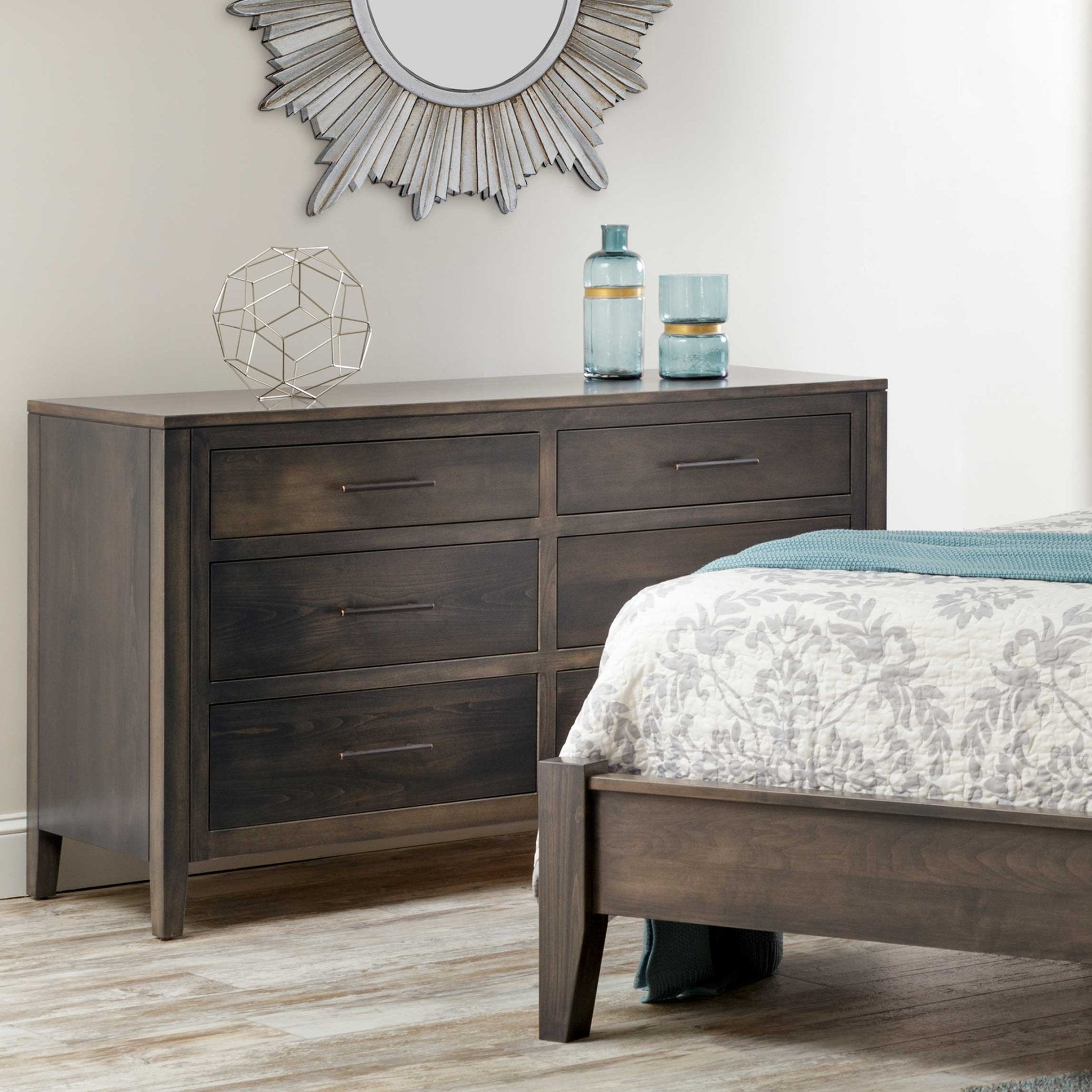Amish Tuscany Modern Wood Dresser
