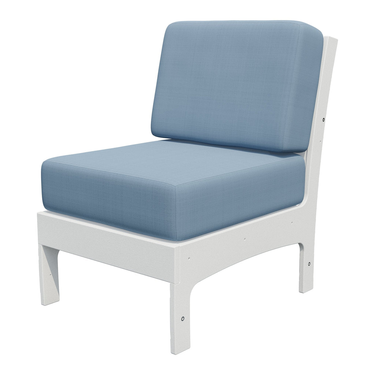 Amish VaraMora Chair Insert in Bright White / Sparkle Nautical