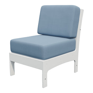Amish VaraMora Chair Insert in Bright White / Sparkle Nautical