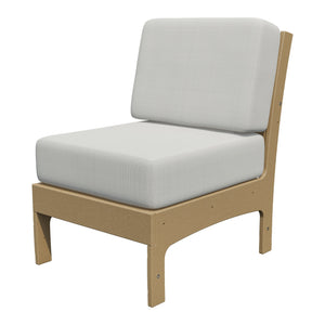 Amish VaraMora Chair Insert in Weathered Wood / Storm Snow