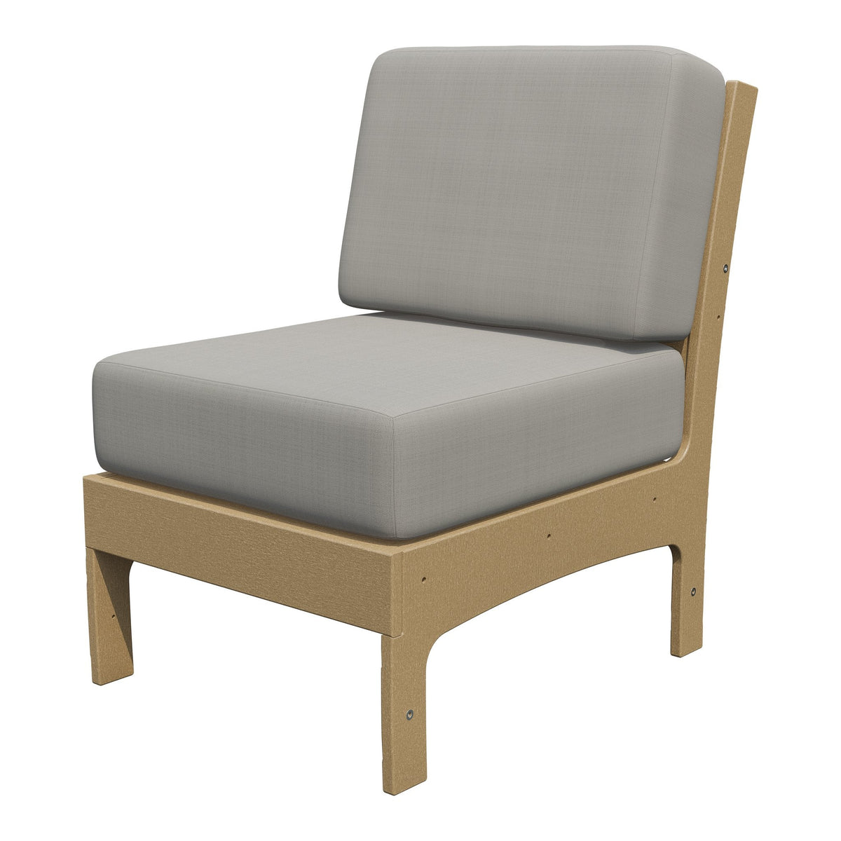 Amish VaraMora Chair Insert in Weathered Wood / Storm Smoke
