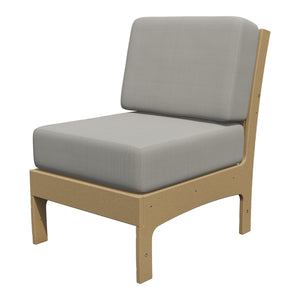 Amish VaraMora Chair Insert in Weathered Wood / Storm Smoke