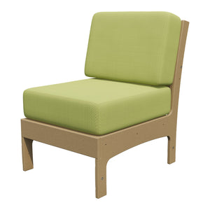 Amish VaraMora Chair Insert in Weathered Wood / Sparkle Pesto