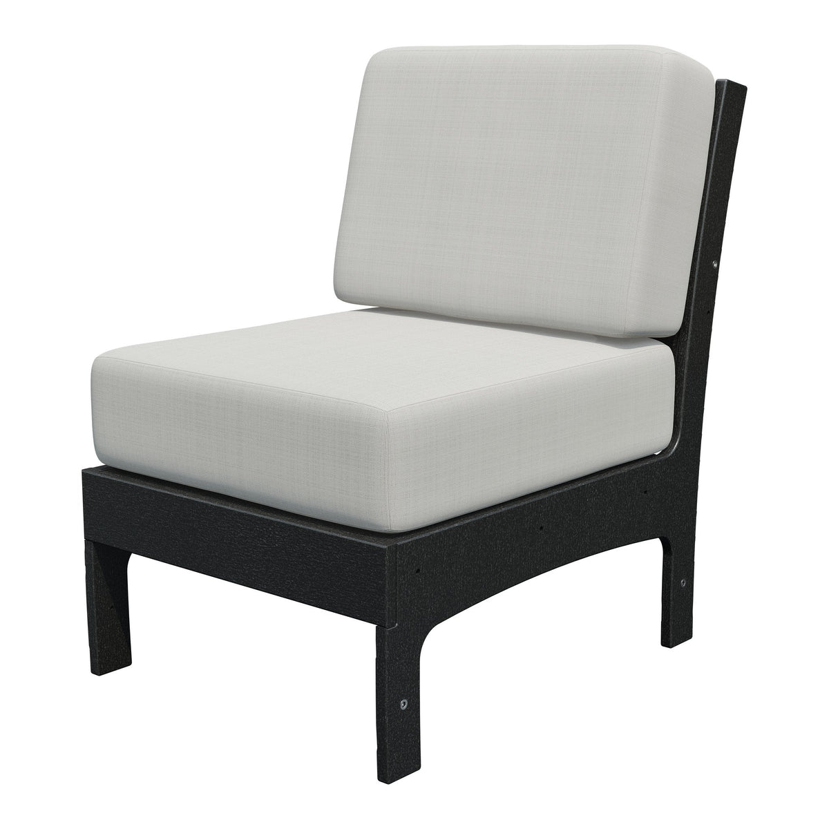 Amish VaraMora Chair Insert in Black / Storm Snow