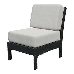 Amish VaraMora Chair Insert in Black / Storm Snow