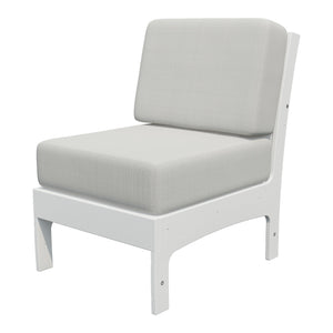 Amish VaraMora Chair Insert in Bright White / Storm Snow