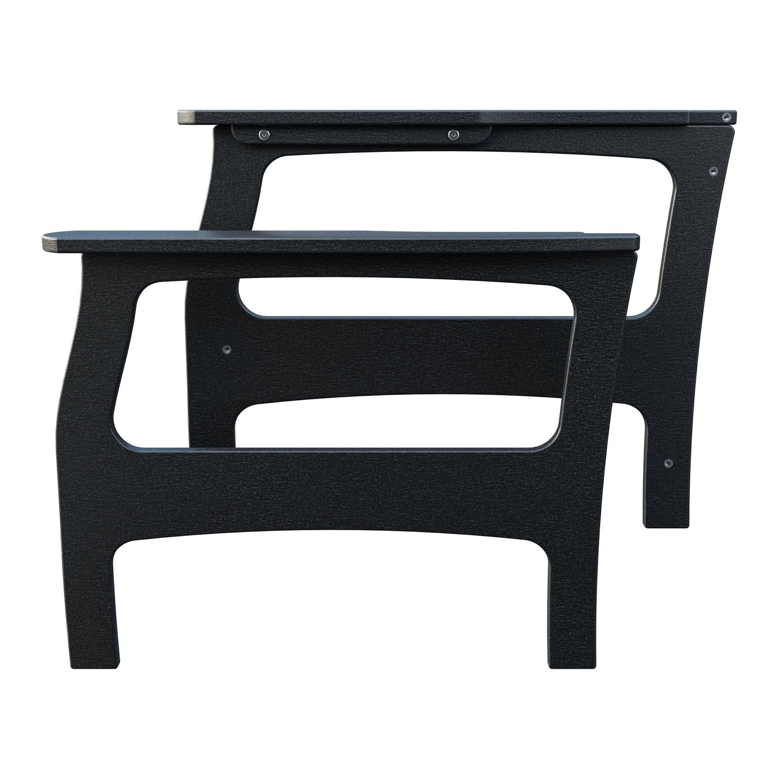 Amish VaraMora Outdoor Sofa Arms Kit, Left & Right in Black