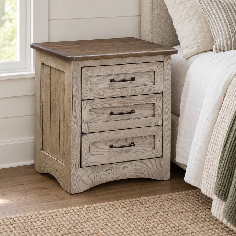 Amish Walnut Creek Farmhouse Solid Wood 5pc Bedroom Set