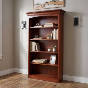 Amish Hampton Solid Wood 72" Bookcase
