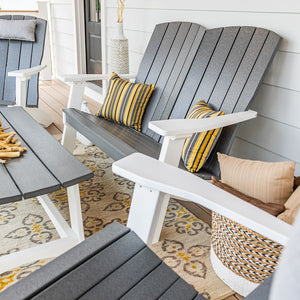 Amish Coastal Poly Love Seat