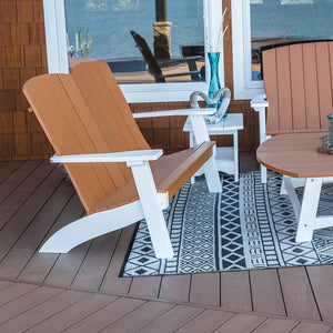 Amish Coastal Poly Love Seat