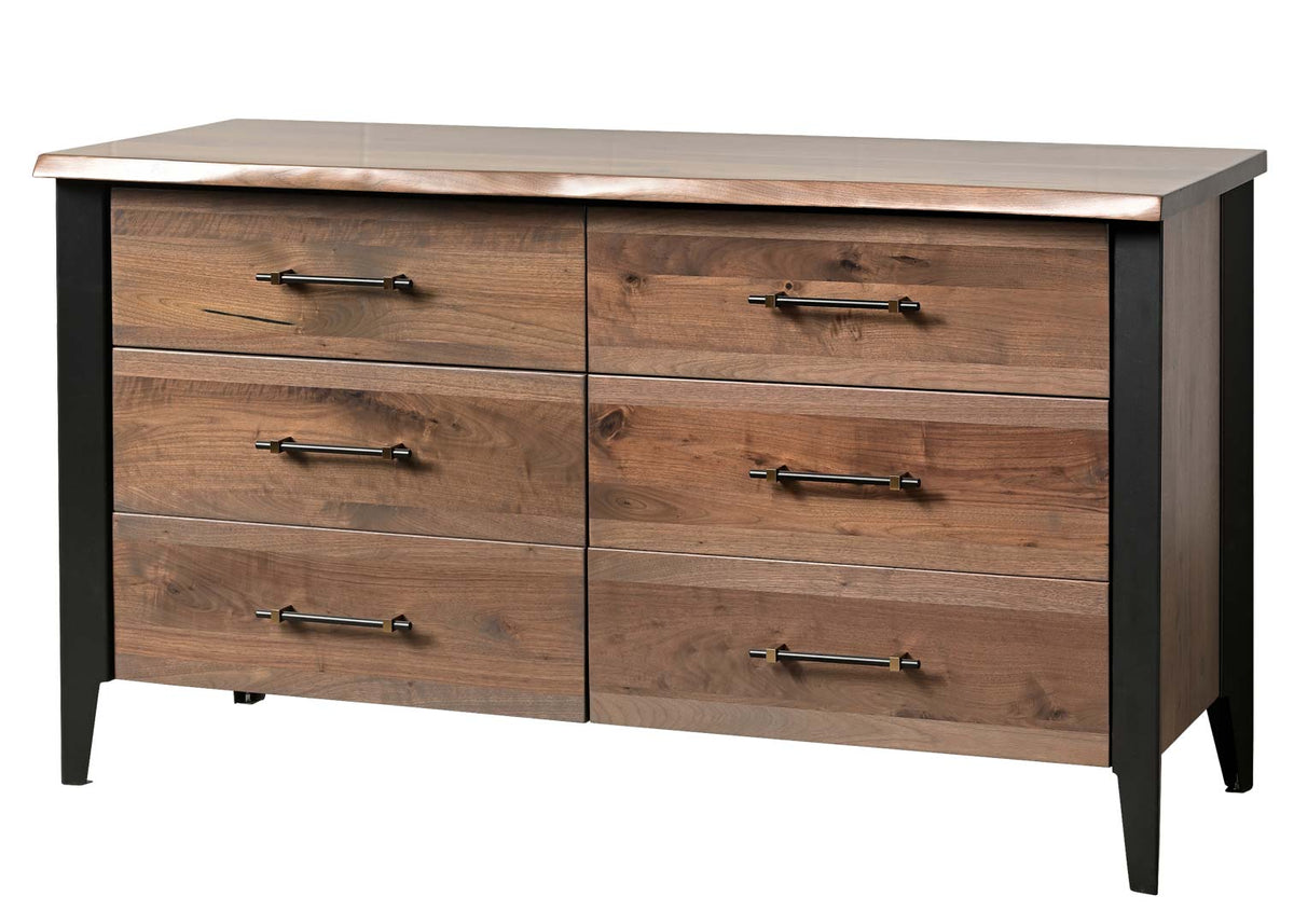 Amish Morningside Rustic Barnwood Dresser