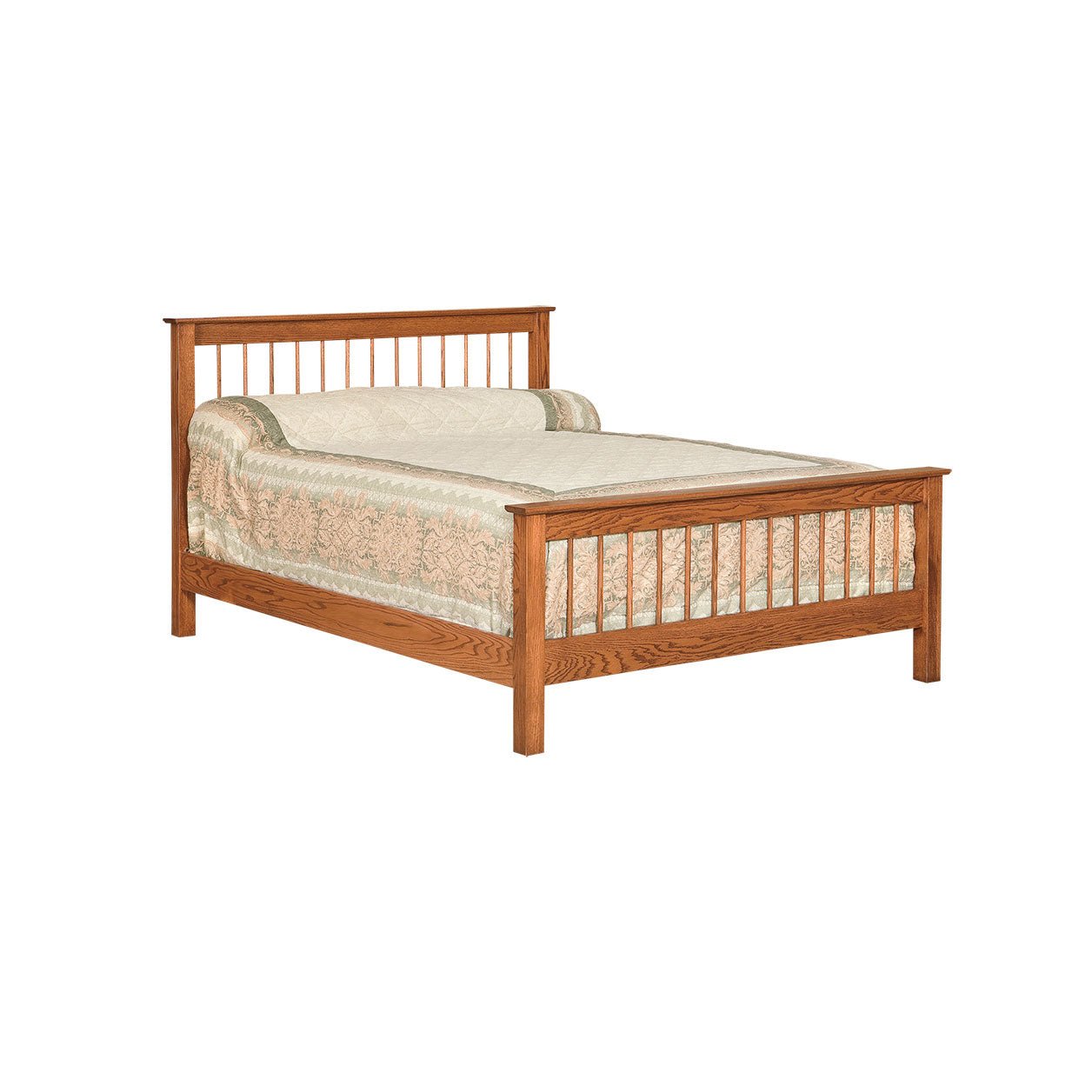Eden Amish Solid Wood Shaker Spindle Bed