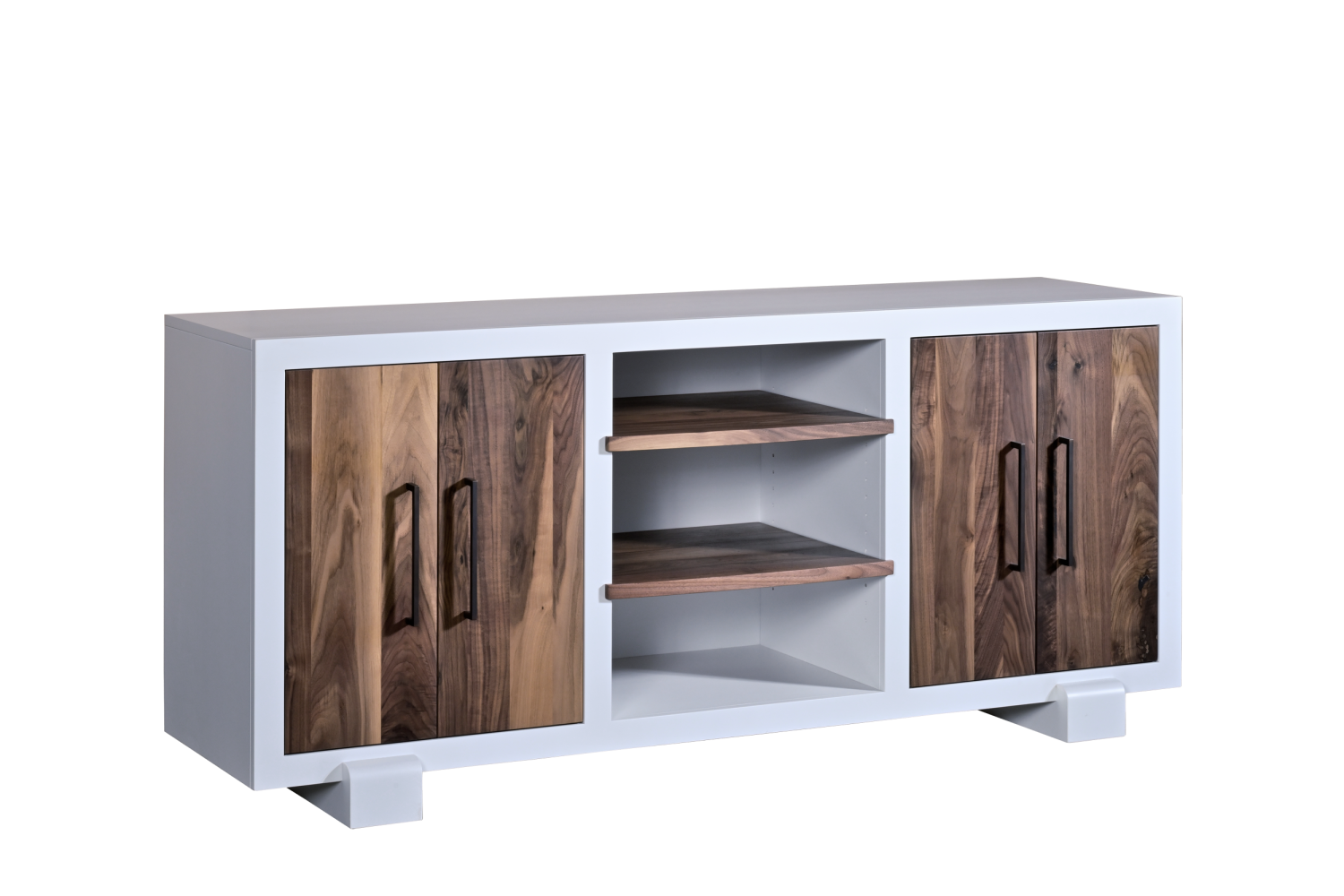 Amish Made Amish Kalispell Solid Wood Media TV Console