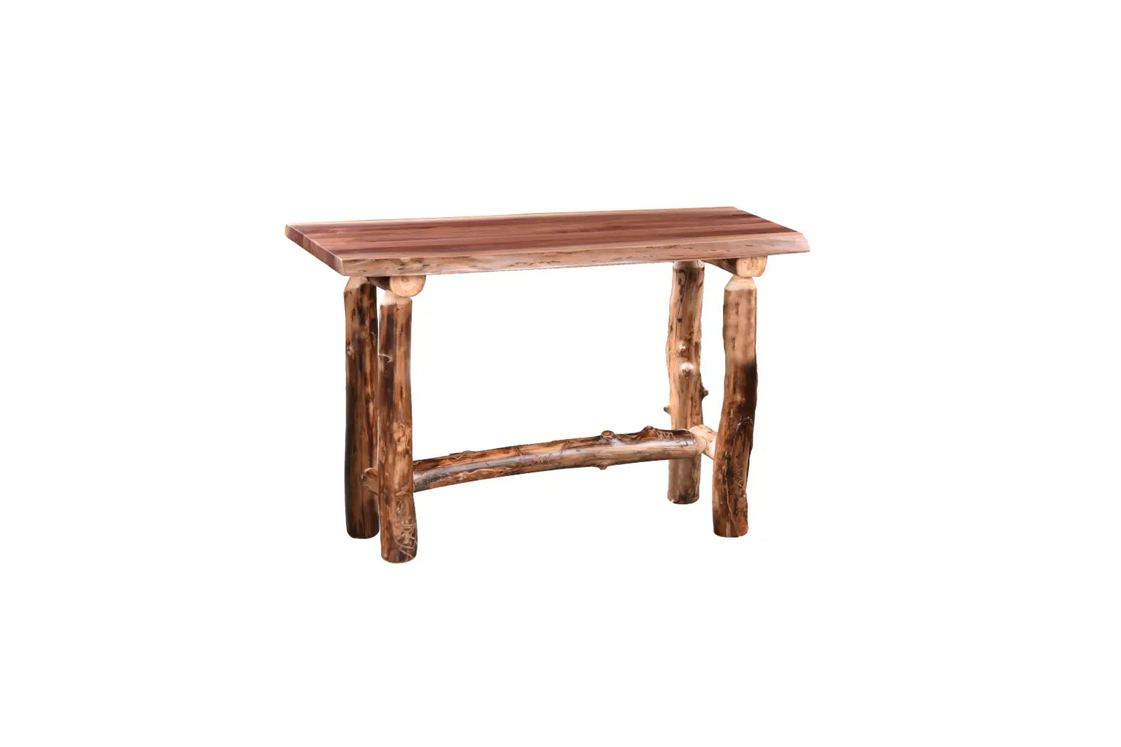 Amish Black Bear Live Edge Sofa Table
