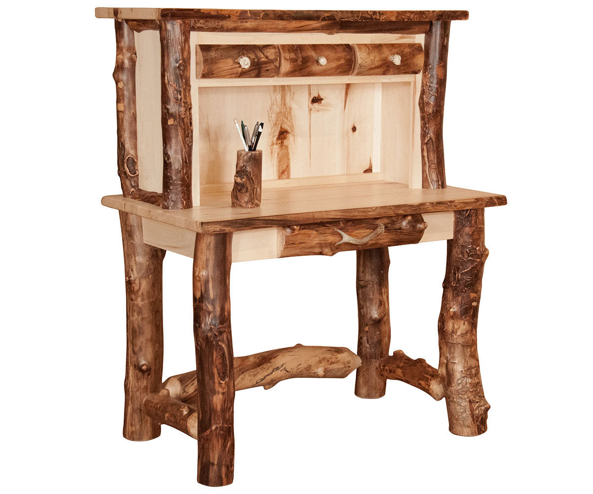 Amish Shenandoah Log Writing Desk