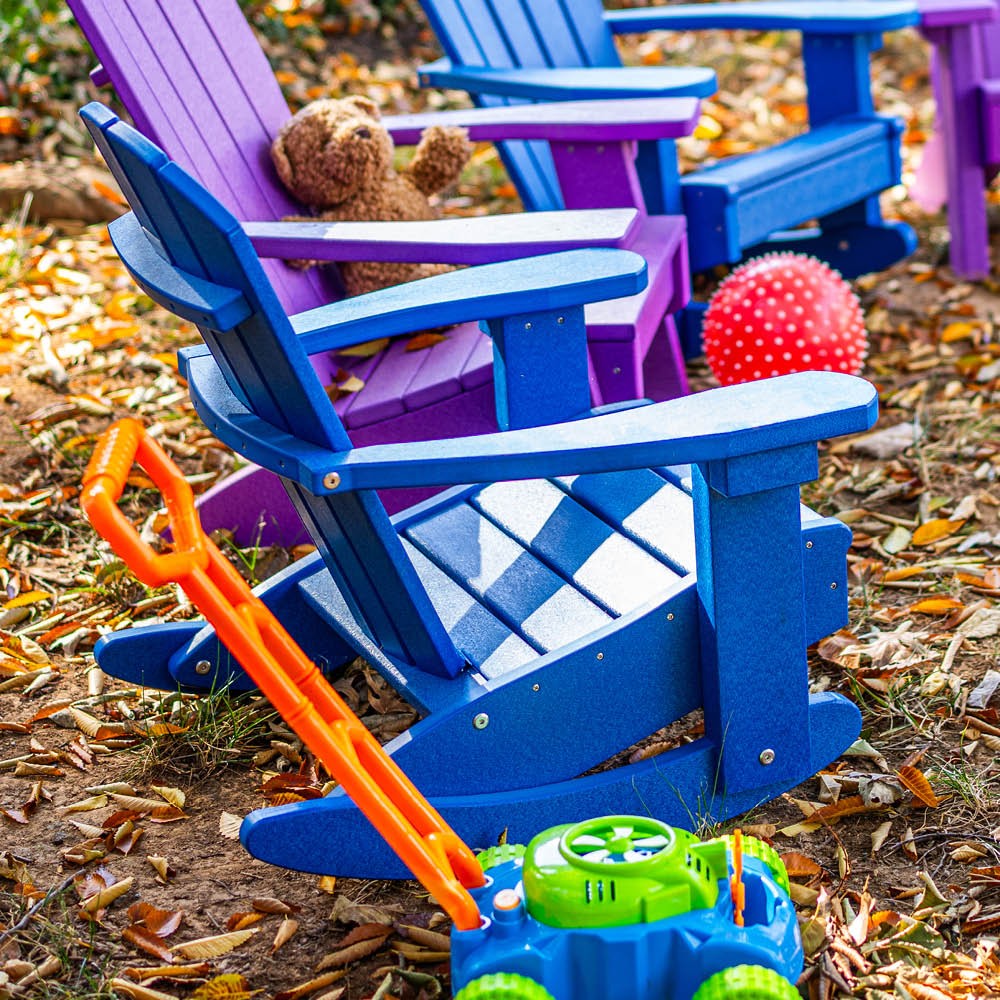Amish Li'l Poly Adirondack Rocker for Kids