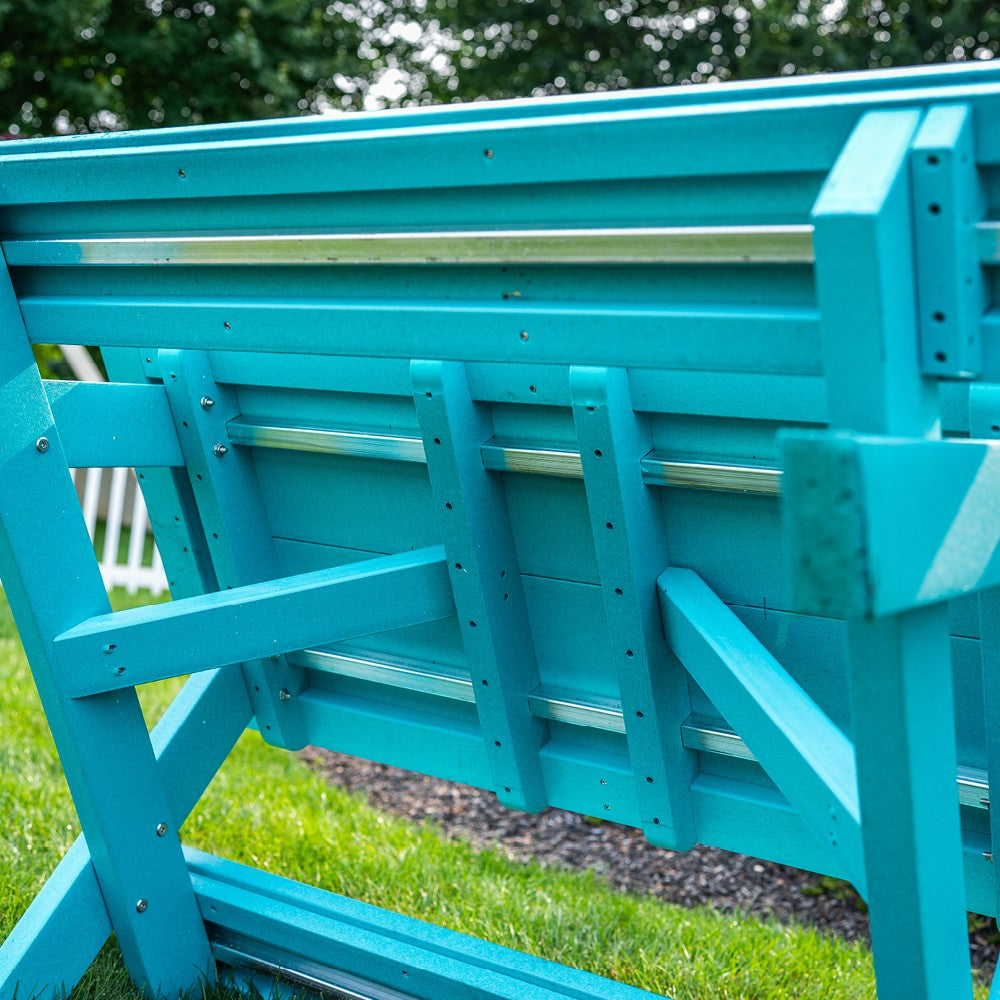Amish Li'l Poly Picnic Table with Attached Benches